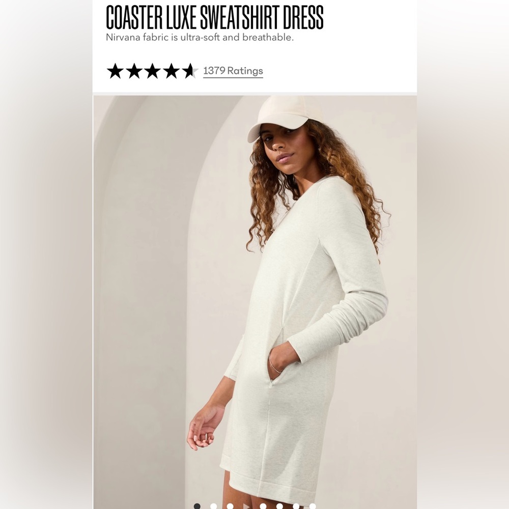Athleta Coaster Luxe Sweater Dress (L)
